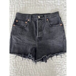 Levi’s Black Rib Cage Shorts Size 27 EUC